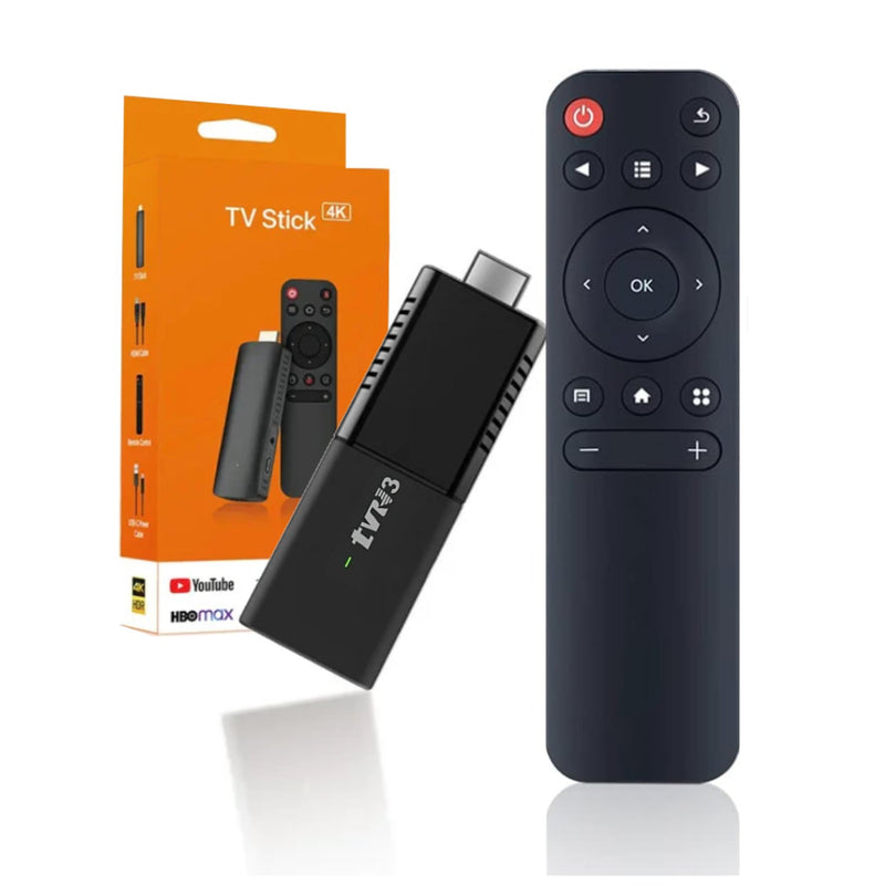 TV stick Pour toutes les chaînes   Pour tou génération original  Toute la chaîne Caractéristiques Aucune question, réponse   
Lecteur multimédia 4K HDR - 8 Go - ARM Cortex-A55 Quad-Core 2.0 GHz - RAM 2 Go - Wi-Fi/Bluetooth 5.22 - Google Assistan